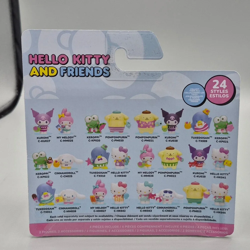 Hello Kitty and Friends Series 3 Tropical Party Keroppi Pompompurin Figure Pack